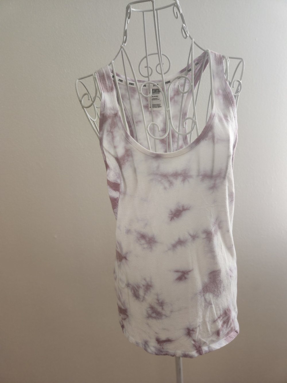 PINK Victoria's Secret Tie Dye Racerback Tank Top Size M